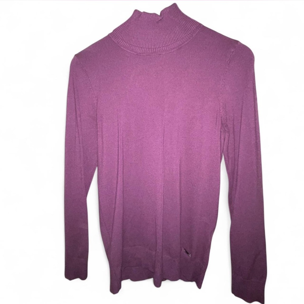 Calvin Klein Women's Plum Turtleneck Sweater